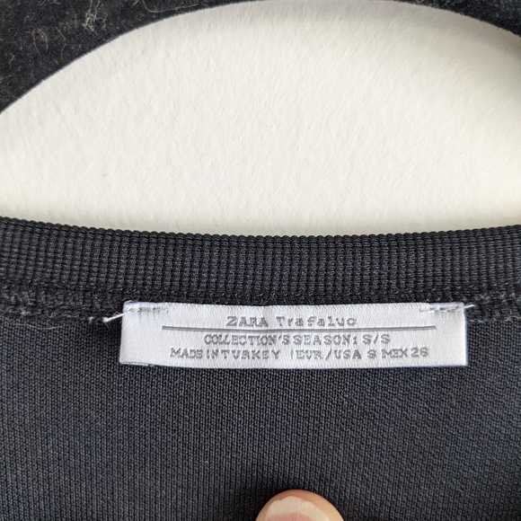 ZARA Trafaluc Cold Shoulder LBD A Line Dress S - Picture 11 of 16